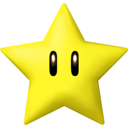an image of a star with a smiley face on it.